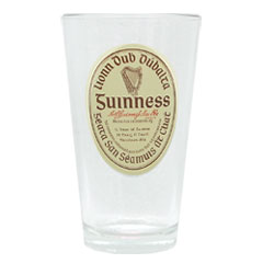 Guinness Gaelic Pint Glass