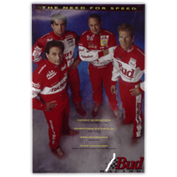 Bud NASCAR Poster