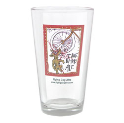 Flying Dog Tire Biter Ale Pint Glass