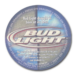 Bud Light Draught Coasters