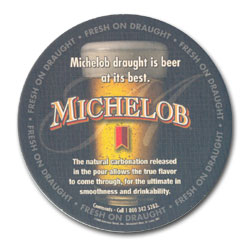 Michelob Draught Coasters