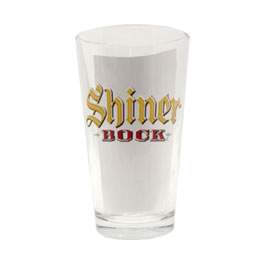 Shiner Bock Pint Glass