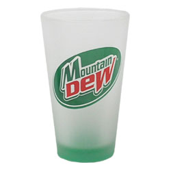 Mountain Dew Frosted Pint Glass