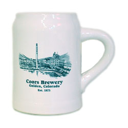 Coors Brewery Stein