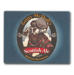 Gritty McDuff's Scottish Ale Coasters