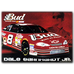 Budweiser Dale Earnhardt Jr. Poster