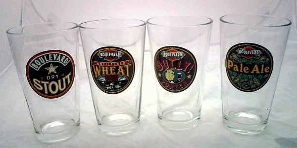 Boulevard  4 pack Pint Glass