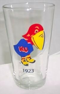  KU Jayhawks 1923Pint Glass