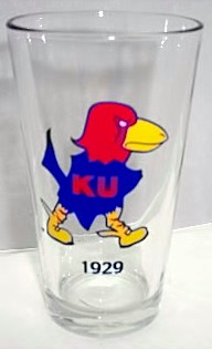  KU Jayhawks 1929 Pint Glass