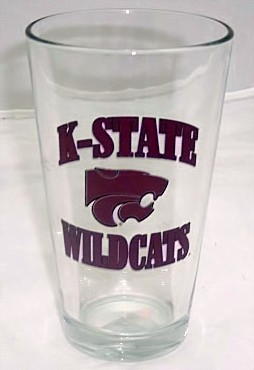 K State Wildcats Pint Glass