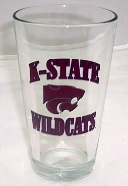 K State Wildcats Pint Glass