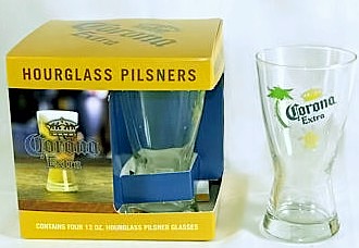 Corona Hourglass Pilsners Set
