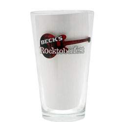 Beck's Rocktoberfest Pint Glass