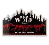 Red Wolf Tin Sign