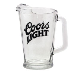 Coors Light Glass Pitcher & Mug Set
