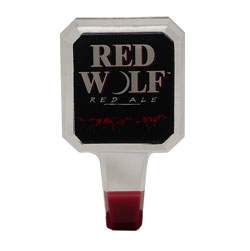 Red Wolf Clear Tap handle