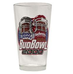 Bud Bowl 2000 Pint Glass