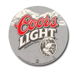 Coors Light Round Coasters