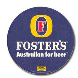 Foster's Round Coasters