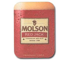 Molson Red Jack Coasters