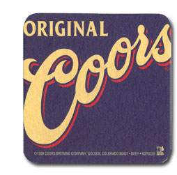 Original Coors/Coors Light Coasters