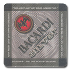 Bacardi Silver +O3 Coasters