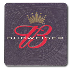 King Budweiser Coasters