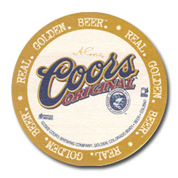 Coors Real Golden Coasters