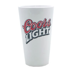 Coors Light Ceramic Pint Glass (White)