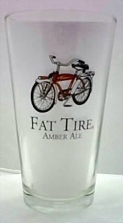 Fat Tire Pint Glass