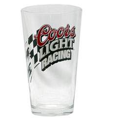 Coors Light Racing Pint Glass