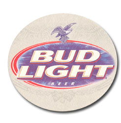 Bud Light Eagle Coasters