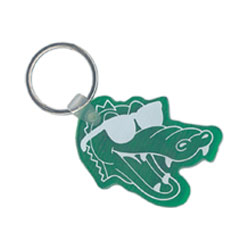 Bud Light Alligator Keychain