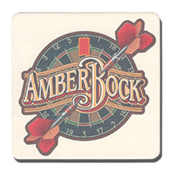 Michelob Amberbock Darts Coasters