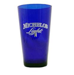 Michelob Light Cobalt Blue Glass