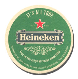 Heineken True Coasters