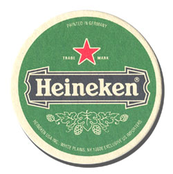 Heineken Red Star Coasters