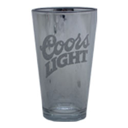 Coors Light Silver Pint Glass